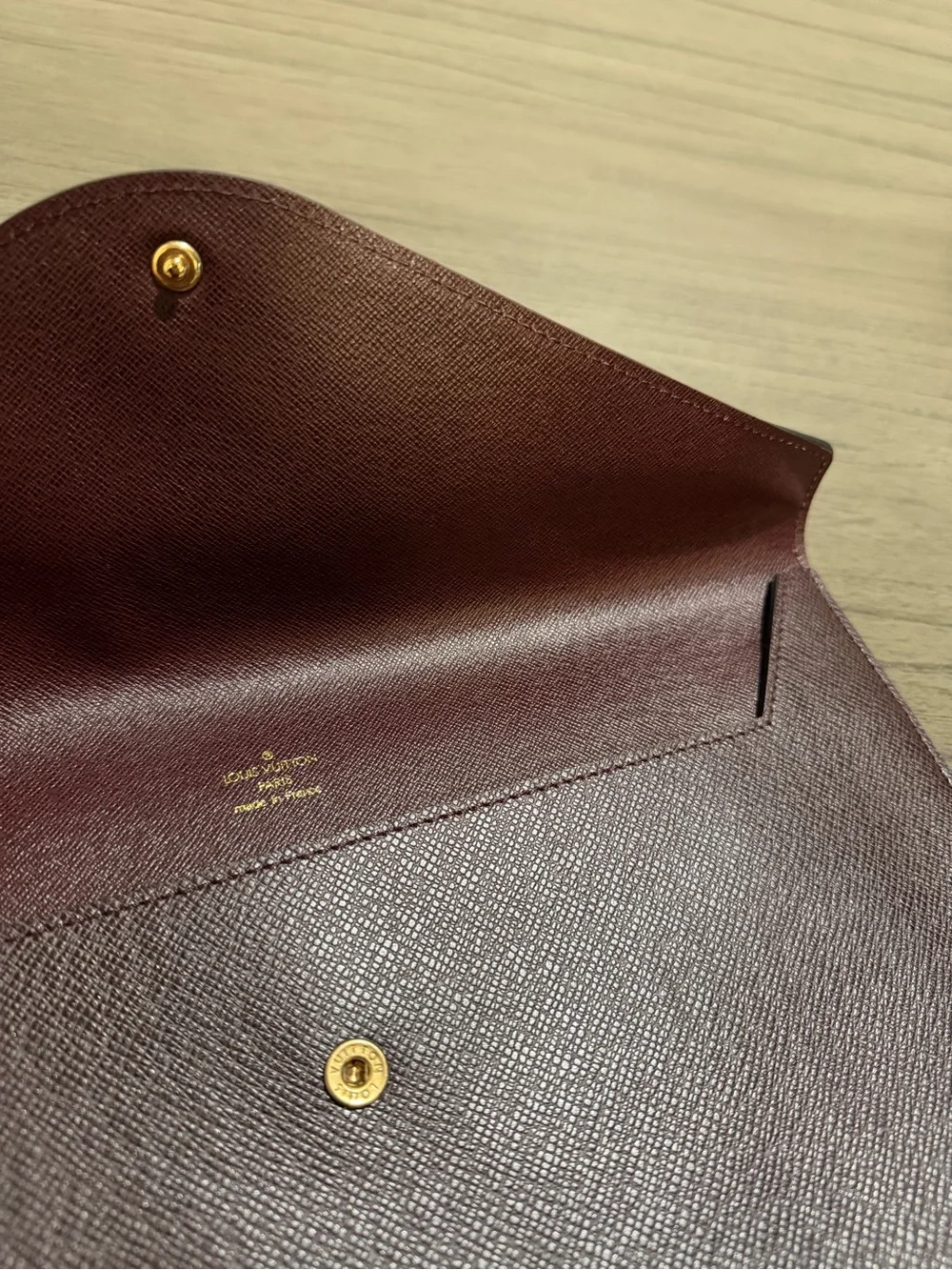 Louis Vuitton sleek leather